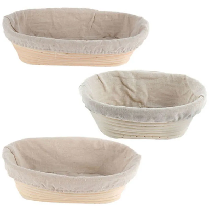 New Rattan Bread Proofing Basket Natural Oval Rattan Wicker Dough Fermentation Sourdough Banneton Bread Basket
New Rattan Bread Proofing Basket Natural Oval Rattan Wicker Dough Fermentation Sourdough Banneton Bread Basket