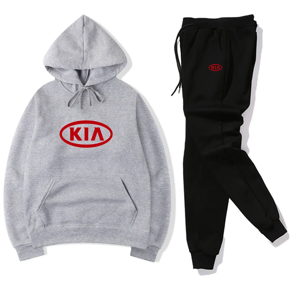 KIA car logo brand hot sale sports hoodie men's hoodie + pants suit men and women street sports casual wear
KIA car logo brand hot sale sports hoodie men's hoodie + pants suit men and women street sports casual wear