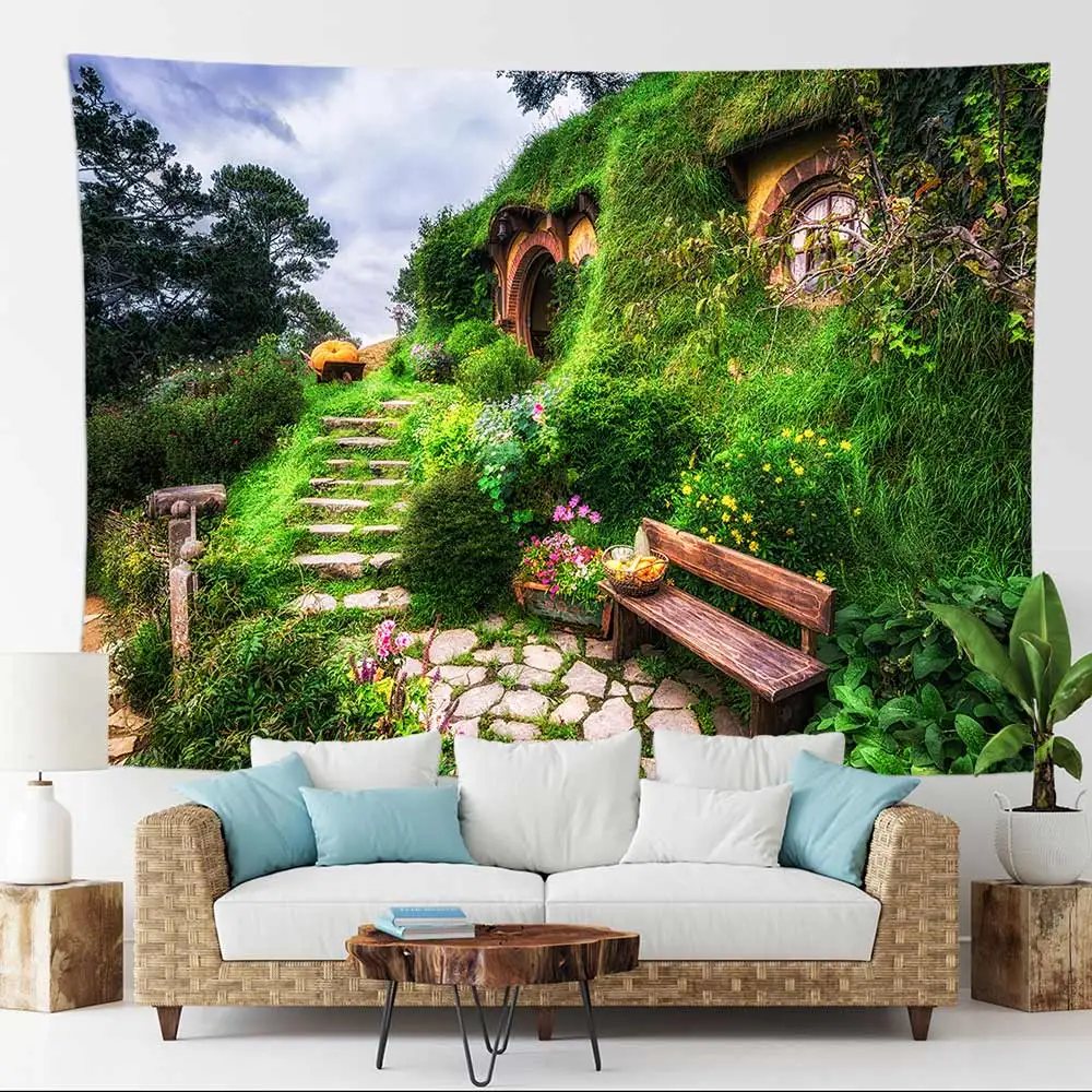 Сказочный лесной замок психоделическая фотография 
Сказочный лесной замок психоделическая фотография