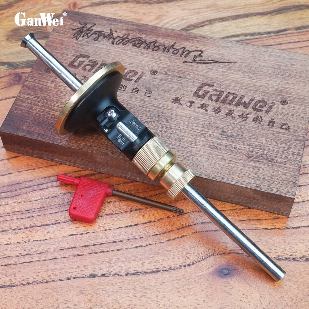 GanWei Wheel Marking Gauge Woodworking Marking Scriber With 2 Replacement Cutters Solid Metal Bar Wood Scribe Tool For Carpenter
GanWei Wheel Marking Gauge Woodworking Marking Scriber With 2 Replacement Cutters Solid Metal Bar Wood Scribe Tool For Carpenter