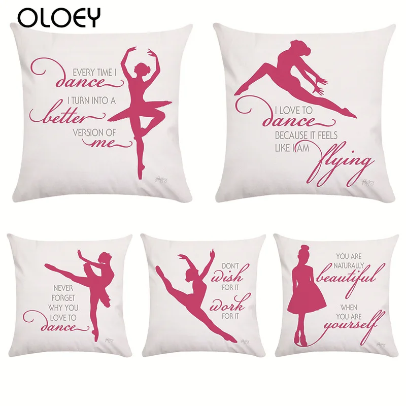 Rose Red Ballet Girls Print Cushion Cover Dancers Decorative Cotton Pillows Case Modern Nordic Simple White Sofa Throw Pillows
Rose Red Ballet Girls Print Cushion Cover Dancers Decorative Cotton Pillows Case Modern Nordic Simple White Sofa Throw Pillows