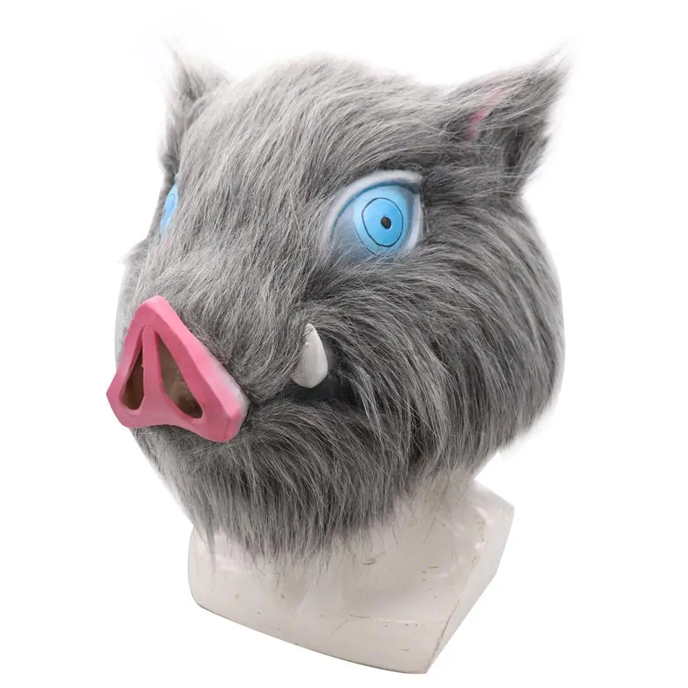 Inosuke Hashibira Mask Helmet Demon Slayer Kimetsu no Yaiba Cosplay Hood Hair Pig Mask Headwear Halloween Anime Costume Props
Inosuke Hashibira Mask Helmet Demon Slayer Kimetsu no Yaiba Cosplay Hood Hair Pig Mask Headwear Halloween Anime Costume Props
