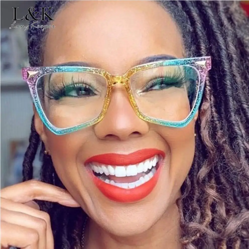 LongKeeper Vintage Cat Eye Anti Blue Light Glasses Women Computer Eyeglasses Colorful Frame Clear Lens Eyewear Optical Frame
LongKeeper Vintage Cat Eye Anti Blue Light Glasses Women Computer Eyeglasses Colorful Frame Clear Lens Eyewear Optical Frame