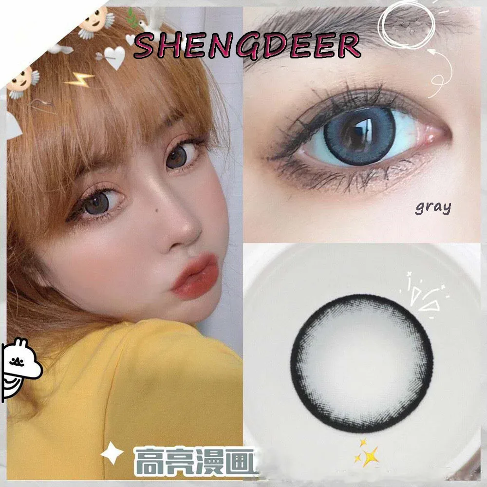 Charming Eye Look Contact Lens for Women Men Soft Eyewear Glasses with Prescription lentes de contacto shengdeer
Charming Eye Look Contact Lens for Women Men Soft Eyewear Glasses with Prescription lentes de contacto shengdeer