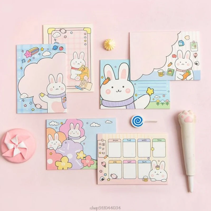 8pcs Kawaii Memo Pad Cartoon Bunny N Times Sticky Notes Notebook School Supplies Ja21 21 Dropship
8pcs Kawaii Memo Pad Cartoon Bunny N Times Sticky Notes Notebook School Supplies Ja21 21 Dropship