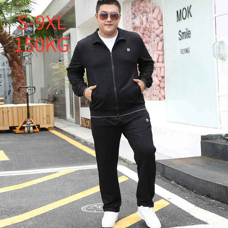 Tracksuit Men Set Autumn 2020 Clothes Plus Size 6XL 7XL 8XL 9XL Jacket Sport Sportswear Straight Pants Mens 2 Piece Track Suit
Tracksuit Men Set Autumn 2020 Clothes Plus Size 6XL 7XL 8XL 9XL Jacket Sport Sportswear Straight Pants Mens 2 Piece Track Suit