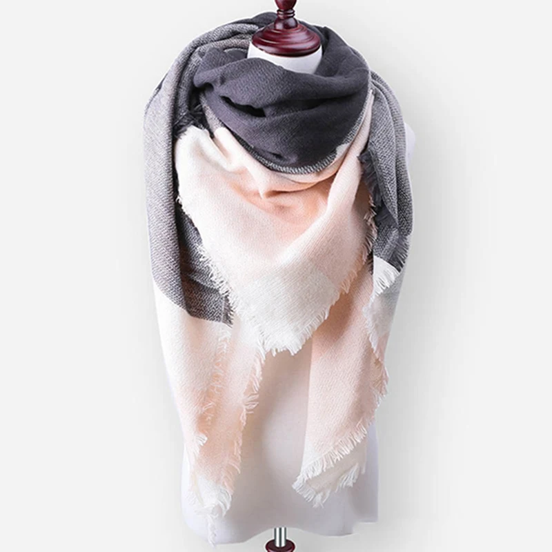 fashion Winte Scarf Women Comfortable Lattice Triangle Wram Plaid Scarves Ladies Shawl Female Winter Thick Clothing Accessories
fashion Winte Scarf Women Comfortable Lattice Triangle Wram Plaid Scarves Ladies Shawl Female Winter Thick Clothing Accessories