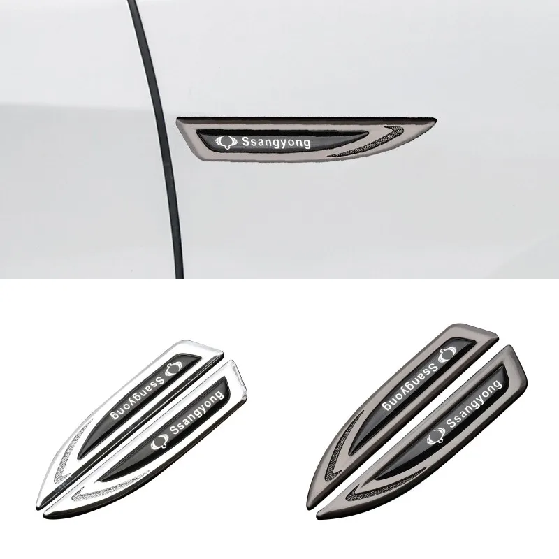 Car Side Styling Stickers for SsangYong Logo Actyon Korando Kyron Musso Rexton Tivoli Automobile Fender Emblem Decoration Decals
Car Side Styling Stickers for SsangYong Logo Actyon Korando Kyron Musso Rexton Tivoli Automobile Fender Emblem Decoration Decals
