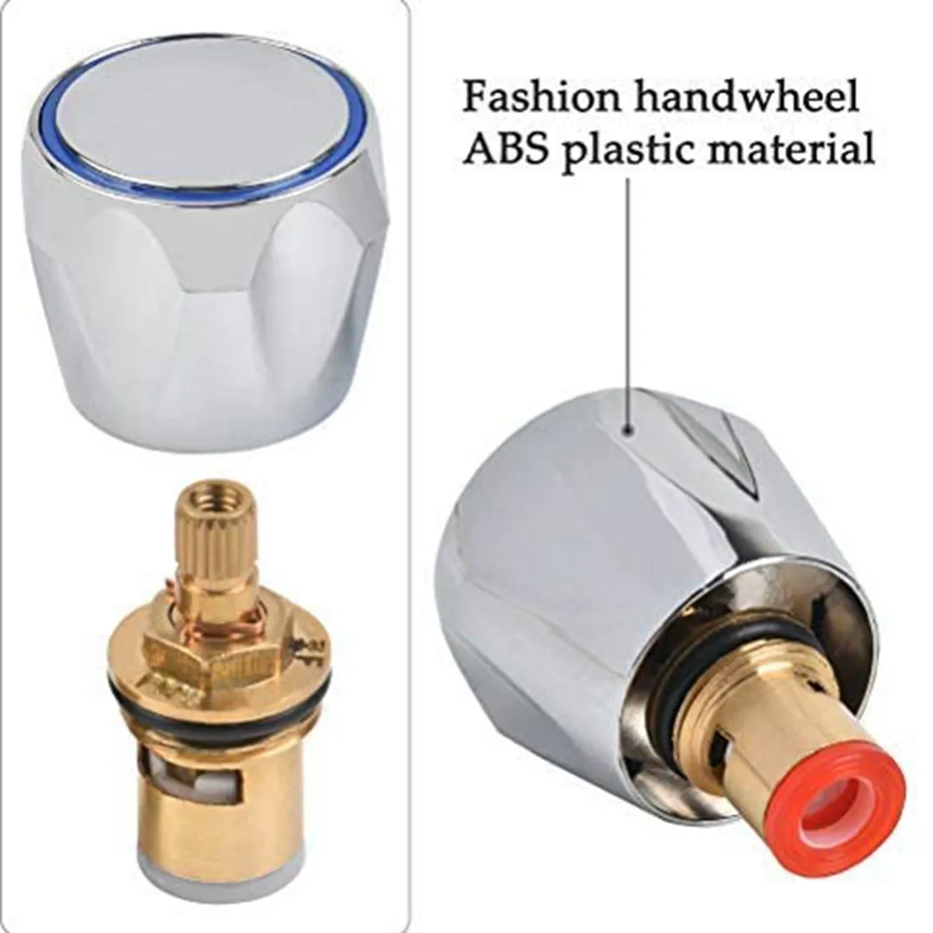 2pcs Tap Heads Round Tap Reviver Conversion Kit 1/2\" Replacement Heads Thread Basin Sink Washer Replacing Worn-out Taps Durable
2pcs Tap Heads Round Tap Reviver Conversion Kit 1/2\" Replacement Heads Thread Basin Sink Washer Replacing Worn-out Taps Durable