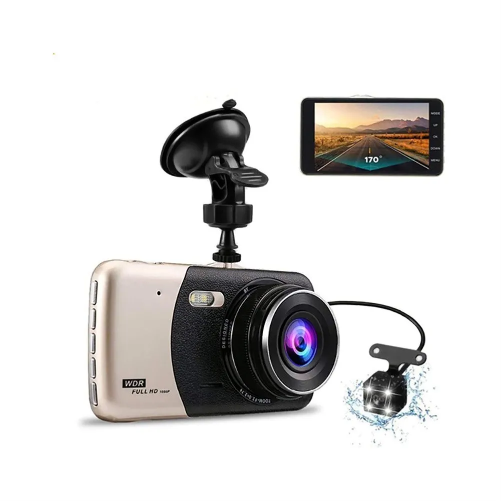 1080P FHD 4.0 Inch IPS Screen Car Dash Dual Lens Cam Camera Video Front And Rear Car DVR Video Recorder
1080P FHD 4.0 Inch IPS Screen Car Dash Dual Lens Cam Camera Video Front And Rear Car DVR Video Recorder