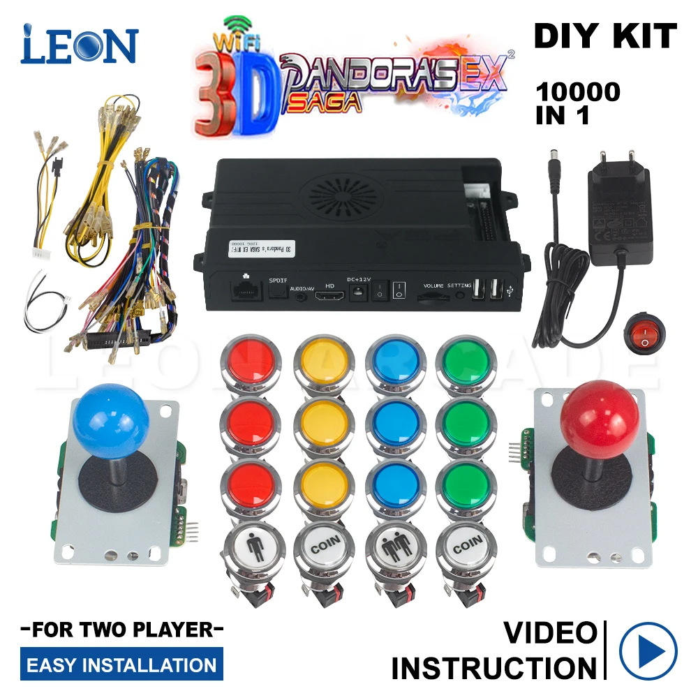 Аркадный комплект Pandora Saga 3d 128g 5 Pin 8 Way Sanwa, аркадный джойстик, хромированная подсветка, аркадная Кнопка Hd 720p
Аркадный комплект Pandora Saga 3d 128g 5 Pin 8 Way Sanwa, аркадный джойстик, хромированная подсветка, аркадная Кнопка Hd 720p