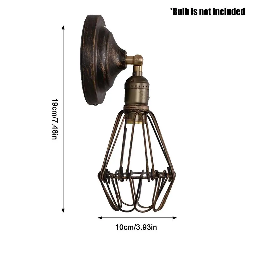 LED Wall Lamp Universal Industrial Retro Decoration Wall Light For Stairs, Corridors, Aisles, Cafes and Bars (Without Bulb)
LED Wall Lamp Universal Industrial Retro Decoration Wall Light For Stairs, Corridors, Aisles, Cafes and Bars (Without Bulb)