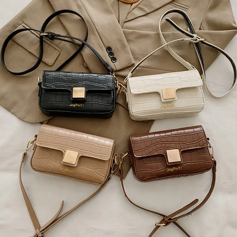Pu Leather Shoulder Bags Designer Plaid Women Handbag Retro Crossbody Bag Female Luxury Purse
Pu Leather Shoulder Bags Designer Plaid Women Handbag Retro Crossbody Bag Female Luxury Purse