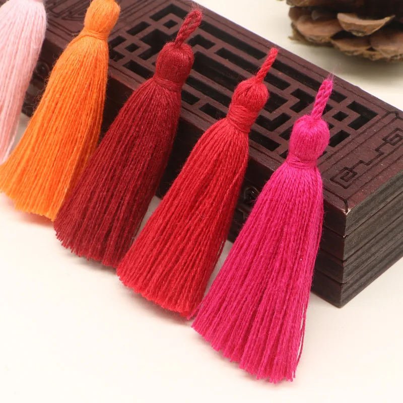 6Pcs/Lot 5cm Cotton Tassel Hanging Rope Fringe Polyester Pendants DIY Crafts Earrings Jewelry Bag Trim Components
6Pcs/Lot 5cm Cotton Tassel Hanging Rope Fringe Polyester Pendants DIY Crafts Earrings Jewelry Bag Trim Components