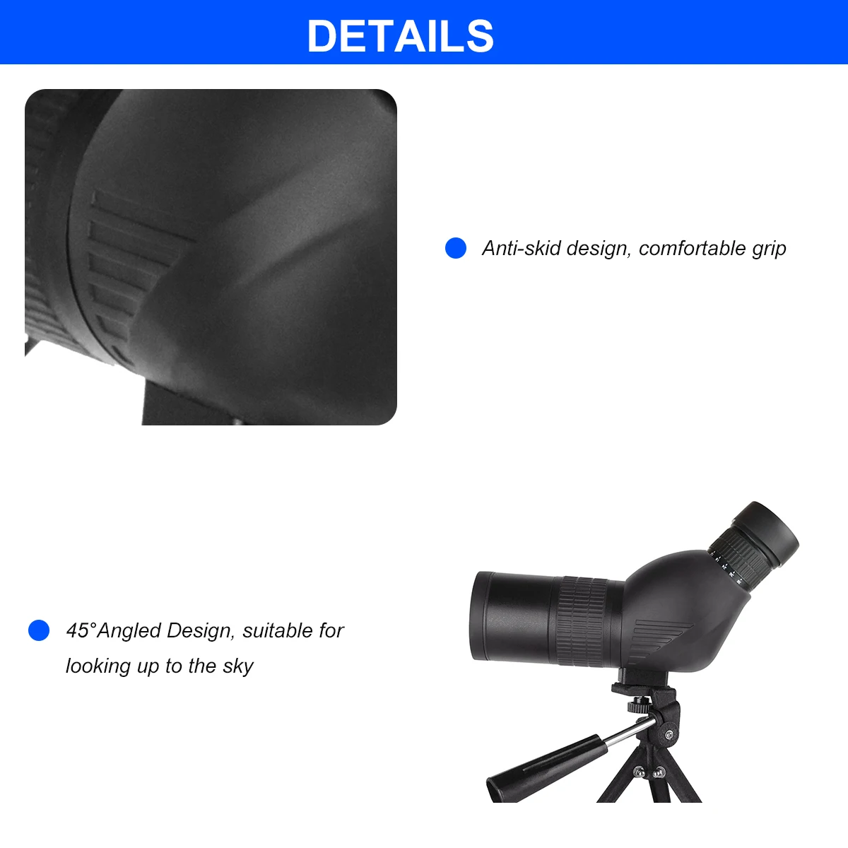 Beileshi Spotting Scope with Tripod HD Monocular Portable 12X-36X Zoom Eyepiece Straight or Angled for Bird Watching, Wildlife
Beileshi Spotting Scope with Tripod HD Monocular Portable 12X-36X Zoom Eyepiece Straight or Angled for Bird Watching, Wildlife