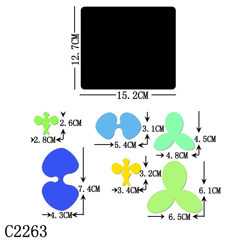 New Flower Wooden die Scrapbooking C-2263 Cutting Dies
New Flower Wooden die Scrapbooking C-2263 Cutting Dies