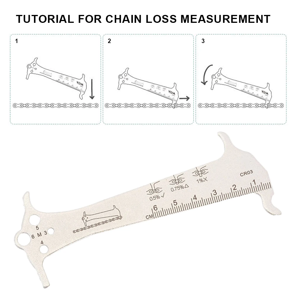 Hot 3-1 Bicycle Chain Checker Bike Wear Indicator Gauge Measuring Ruler Tool for Mountain and Road Bikes, Folding Bicycle
Hot 3-1 Bicycle Chain Checker Bike Wear Indicator Gauge Measuring Ruler Tool for Mountain and Road Bikes, Folding Bicycle