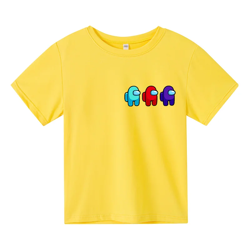 Summer round neck boys and girls cartoon game pattern children's t-shirt 4T-14T size
Summer round neck boys and girls cartoon game pattern children's t-shirt 4T-14T size