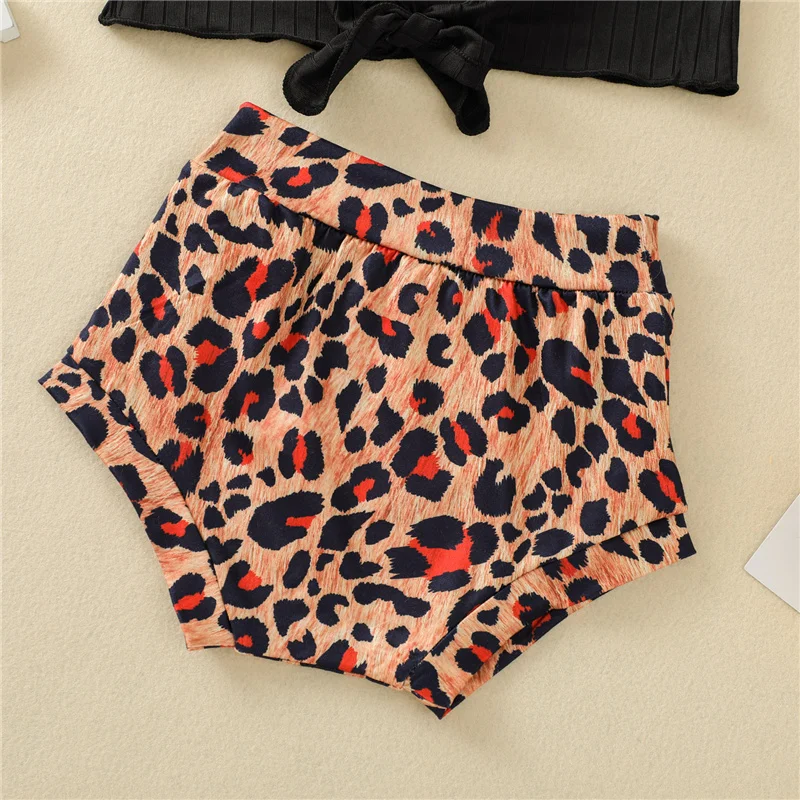 Baby Girls Flared Short Sleeves+Shorts+Bow Headband,Sunflower Flower/Leopard Print High Waist Version Clothes Sets,6Month-3Year
Baby Girls Flared Short Sleeves+Shorts+Bow Headband,Sunflower Flower/Leopard Print High Waist Version Clothes Sets,6Month-3Year