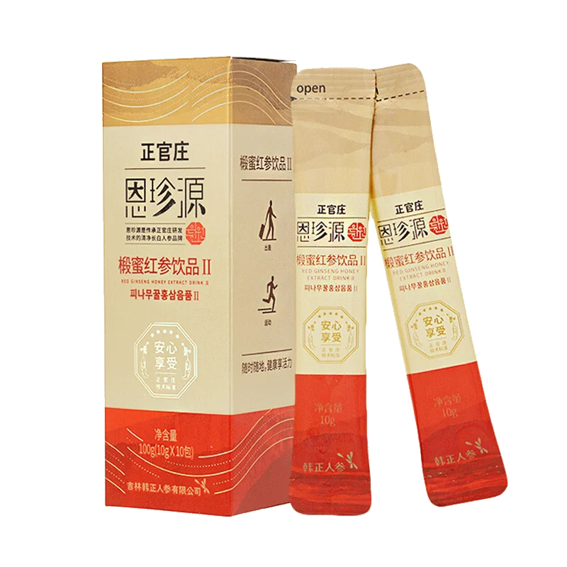 Zheng official Zhuang Enzhen source Gaoli red ginseng liquid ginseng beverage concentrate ego honey red ginseng drink
Zheng official Zhuang Enzhen source Gaoli red ginseng liquid ginseng beverage concentrate ego honey red ginseng drink