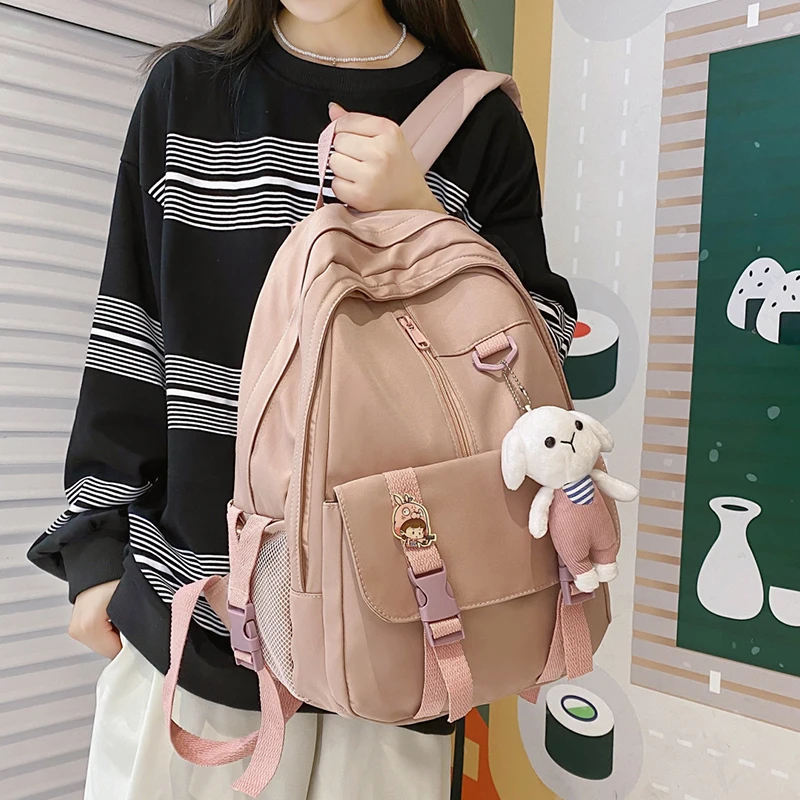 Kawaii Female Backpack For Teenagers Girl Multi-Pocket Fashion School Bag Women Waterproof Nylon Laptop Backpack Travel Bagpack
Kawaii Female Backpack For Teenagers Girl Multi-Pocket Fashion School Bag Women Waterproof Nylon Laptop Backpack Travel Bagpack