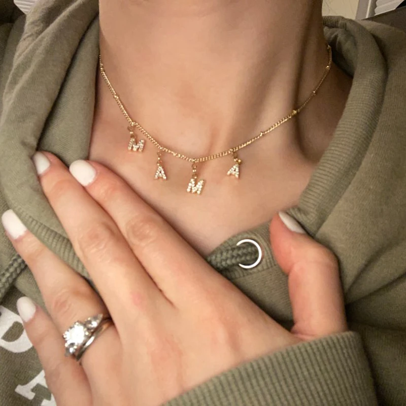 Custom Name Necklace with Letter Numbers Copper Made Necklaces Personalized Pendant Choker Jewelry Crystal Necklace for Women
Custom Name Necklace with Letter Numbers Copper Made Necklaces Personalized Pendant Choker Jewelry Crystal Necklace for Women