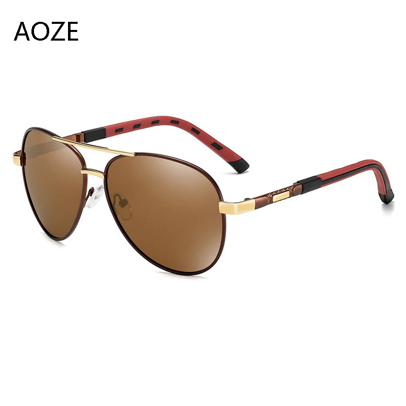 AOZE2020 men vintage fashion Pilot polarized sunglasses classic brand glasses driving anti-glare lens for man/woman UV400
AOZE2020 men vintage fashion Pilot polarized sunglasses classic brand glasses driving anti-glare lens for man/woman UV400