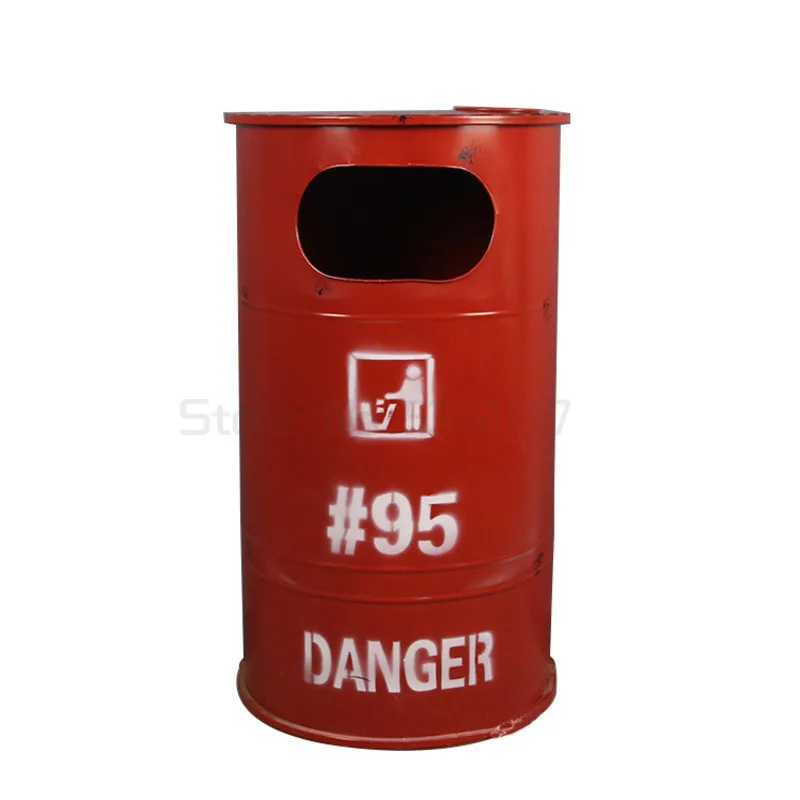 American Retro Waste Bins Metal Large Trash Can Industrial Decor Iron Bar Storage Bucket Cafe Restaurant Decoration Gift Ideas
American Retro Waste Bins Metal Large Trash Can Industrial Decor Iron Bar Storage Bucket Cafe Restaurant Decoration Gift Ideas
