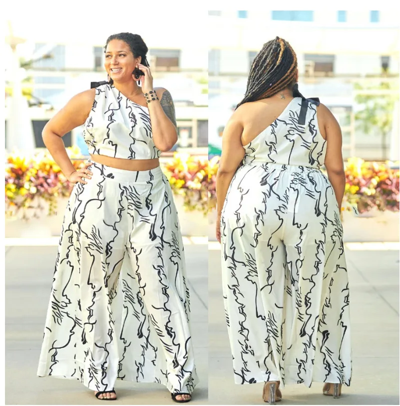 2021 Newest Summer Vest Two Piece Set Women Plus-Size Casual Two Pieces Printed Suit Trousers Pants Lady Outfits
2021 Newest Summer Vest Two Piece Set Women Plus-Size Casual Two Pieces Printed Suit Trousers Pants Lady Outfits
