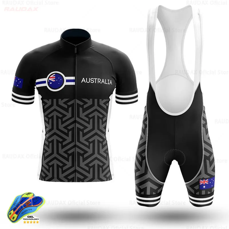 2021 Australia Cycling Suit Men Summer Breathable MTB Bike Jersey Set New Team Ciclismo Ropa Bib Shorts Maillot Kit Bike Uniform
2021 Australia Cycling Suit Men Summer Breathable MTB Bike Jersey Set New Team Ciclismo Ropa Bib Shorts Maillot Kit Bike Uniform