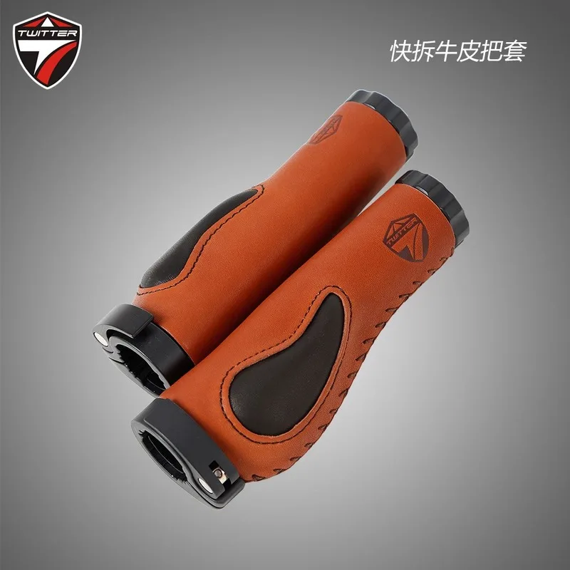 Zhite High-Grade Cowhide Quick Release Grip Cover Mountain Bike Anti-Slip Shock-Proof Handle Gloves Comfortable Meat Ball Grip
Zhite High-Grade Cowhide Quick Release Grip Cover Mountain Bike Anti-Slip Shock-Proof Handle Gloves Comfortable Meat Ball Grip
