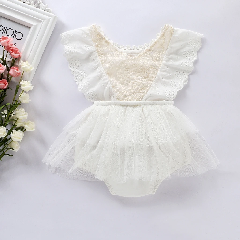 Newborn Baby Girl Flower Lace Romper Jumpsuit Tutu Dress Outfit Clothes Infant Summer Sleeveless Clothing One Piece
Newborn Baby Girl Flower Lace Romper Jumpsuit Tutu Dress Outfit Clothes Infant Summer Sleeveless Clothing One Piece