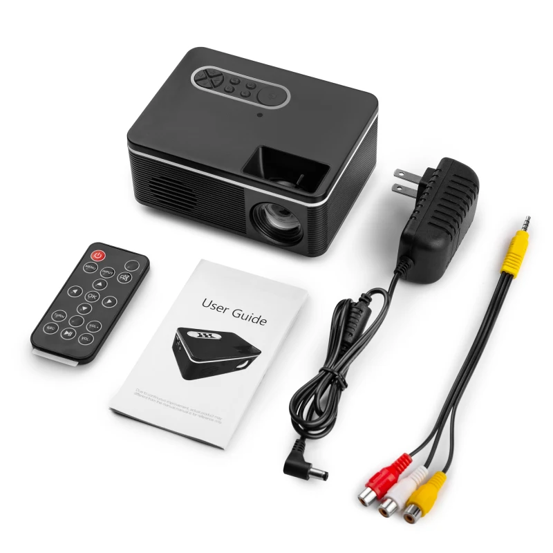 S361 Mini Projector EU US LCD Handheld 70 Inch 500:1 Support 1080P Portable Home Entertainment Cinema HD USB AV TF 12V
S361 Mini Projector EU US LCD Handheld 70 Inch 500:1 Support 1080P Portable Home Entertainment Cinema HD USB AV TF 12V