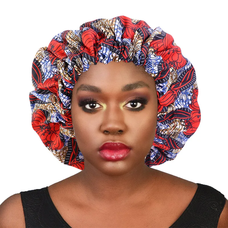 Black Women Double Extra Large Round Sleep Cap Bonnet Popular Beautiful Print Night Cap Ajustable Elastic Tie
Black Women Double Extra Large Round Sleep Cap Bonnet Popular Beautiful Print Night Cap Ajustable Elastic Tie