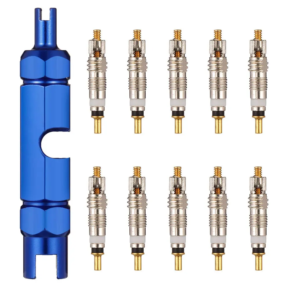 11PCS Bicycle Tire Nozzle Wrench Multifunctional Valve Core Tool Double-head Portable Removal disassembly spanner Bike Repair
11PCS Bicycle Tire Nozzle Wrench Multifunctional Valve Core Tool Double-head Portable Removal disassembly spanner Bike Repair
