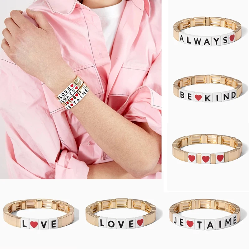Горячая новинка 2020, браслет с надписью LOVE BEKIND ALWAYS Heart, соединение из сплава с краской, браслет с геометрической защитой от излучения, Браслет ...
Горячая новинка 2020, браслет с надписью LOVE BEKIND ALWAYS Heart, соединение из сплава с краской, браслет с геометрической защитой от излучения, Браслет ...