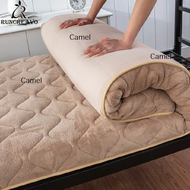 Thick Warm Student Dormitory Comfortable and Healthy Single Mattress Tatami Mats Folding Thick Flannel Double Mattress
Thick Warm Student Dormitory Comfortable and Healthy Single Mattress Tatami Mats Folding Thick Flannel Double Mattress