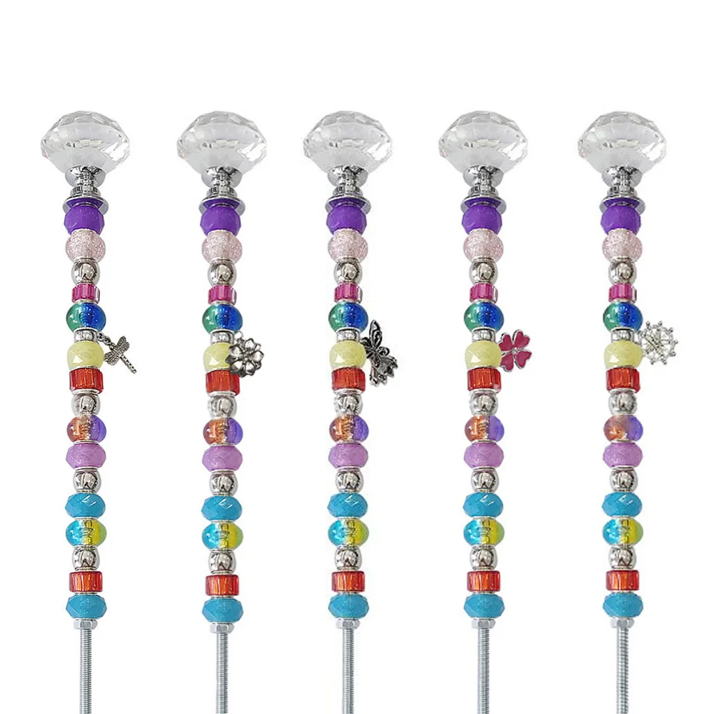 Decorations Hand-made Beaded Wooden Stakes Ornament String Beads Indoor And Outdoor Children Gardening Gifts Ornaments
Decorations Hand-made Beaded Wooden Stakes Ornament String Beads Indoor And Outdoor Children Gardening Gifts Ornaments