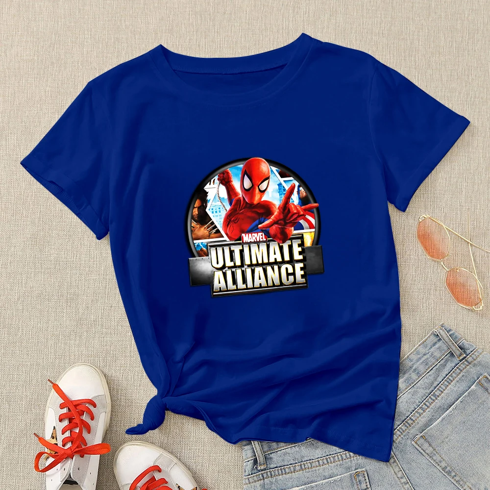 Peter Parker Print Marvel Women Creative Comfy T Shirt Vetement Tee Shirt Tumblr Mujer Crewneck 2021 Disney Minimalism clothing
Peter Parker Print Marvel Women Creative Comfy T Shirt Vetement Tee Shirt Tumblr Mujer Crewneck 2021 Disney Minimalism clothing