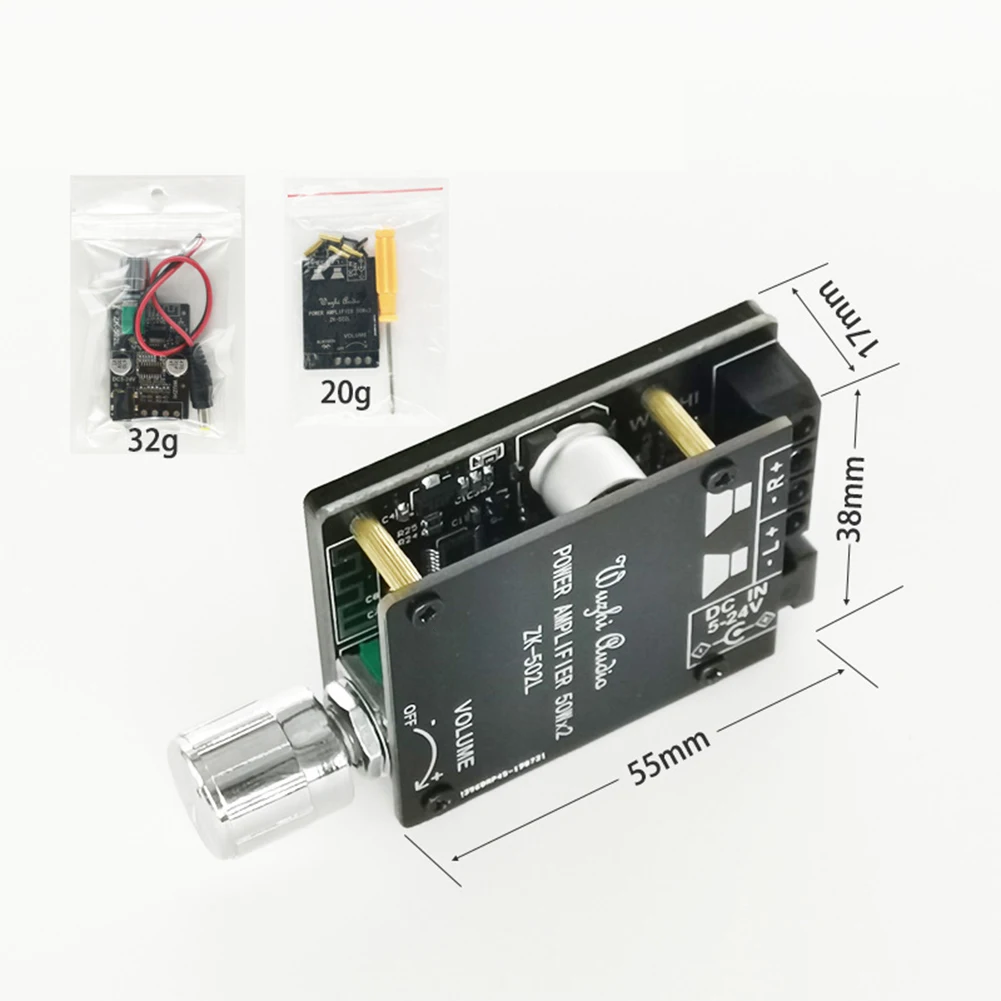 ZK-502L 2x50 Вт мини двухканальный динамик цифровой усилитель мощности домашняя