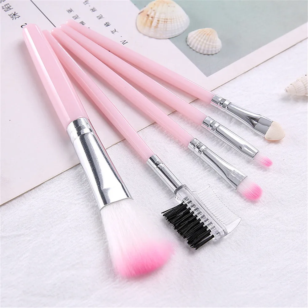 5PC/set Pink Girl Heart Makeup Brush Beauty Makeup Brush Blush Brush Eyelash and Eyebrow Brush Eye Shadow Brush Lip For Beginner 
5PC/set Pink Girl Heart Makeup Brush Beauty Makeup Brush Blush Brush Eyelash and Eyebrow Brush Eye Shadow Brush Lip For Beginner