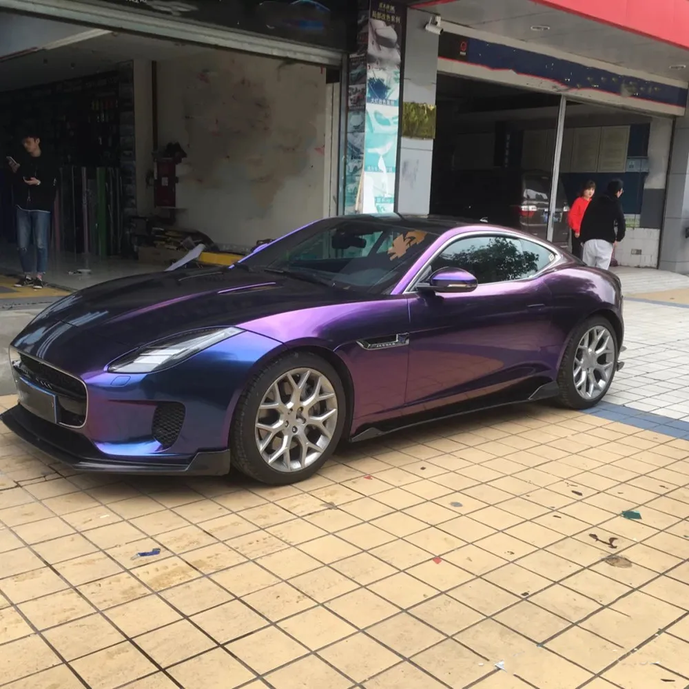 HOHOFILM Chameleon Glossy Purple&Blue Car Sticker PVC Chrome Vinyl Car wrap Vinyl Auto Wrap Sticker Decal Air Release Film
HOHOFILM Chameleon Glossy Purple&Blue Car Sticker PVC Chrome Vinyl Car wrap Vinyl Auto Wrap Sticker Decal Air Release Film