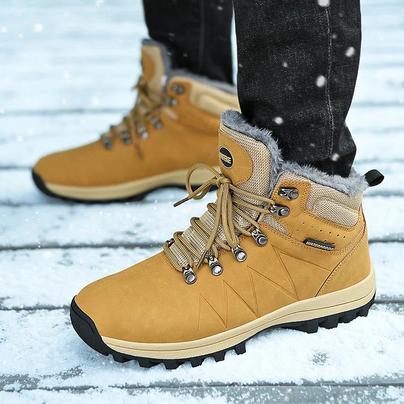 Outdoor Hiking Shoes Waterproof Men Women Leather Mountain Climbing Boots Couple Winter Non-Slip Trekking Walking Men's Sneakers
Outdoor Hiking Shoes Waterproof Men Women Leather Mountain Climbing Boots Couple Winter Non-Slip Trekking Walking Men's Sneakers