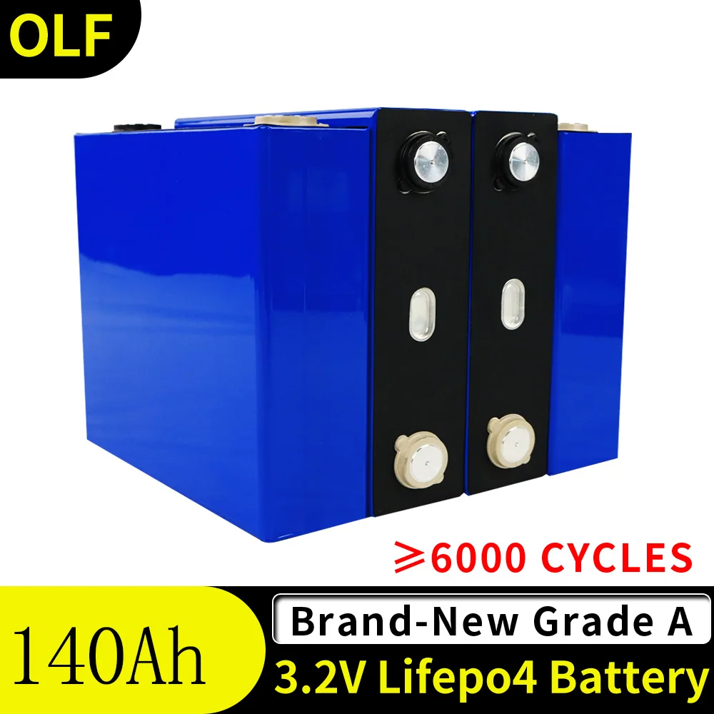 16PCS 3.2V 140Ah Lifepo4 battery 48V lithium iron phosphate battery pack Solar caravan battery pack EU and US duty-free
16PCS 3.2V 140Ah Lifepo4 battery 48V lithium iron phosphate battery pack Solar caravan battery pack EU and US duty-free