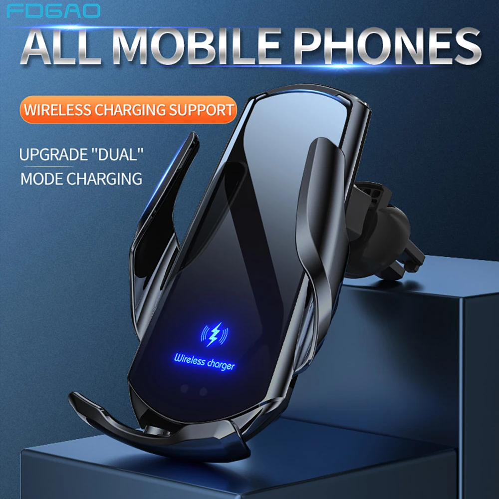 Automatic Wireless Charger Magnetic USB Mount Fast Charging Phone Holder Air Vent for iPhone 14 13 12 11 XS X 8 Samsung S22 S21
Automatic Wireless Charger Magnetic USB Mount Fast Charging Phone Holder Air Vent for iPhone 14 13 12 11 XS X 8 Samsung S22 S21