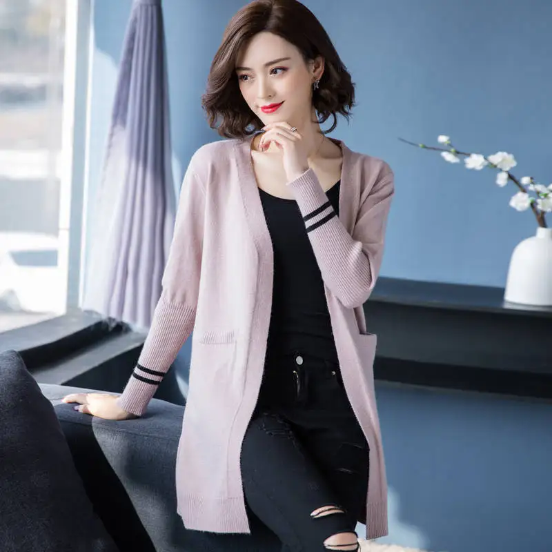 Plus Size Women's Cardigan Fashion 2020 Spring Long Sleeve Sweater Coat Solid Open Stitch Loose Casual Knitted Outwear
Plus Size Women's Cardigan Fashion 2020 Spring Long Sleeve Sweater Coat Solid Open Stitch Loose Casual Knitted Outwear
