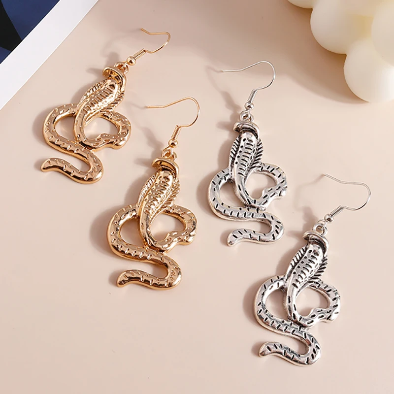 Trendy Fashion Snake Shape Dangle Earrings for Women Girl Retro Punk Big Statement Drop Earrings Party Jewelry Bijoux
Trendy Fashion Snake Shape Dangle Earrings for Women Girl Retro Punk Big Statement Drop Earrings Party Jewelry Bijoux