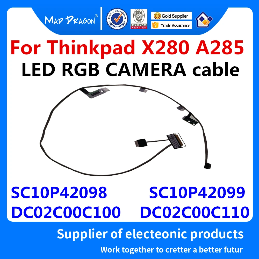 laptop NEW LED LVDS RGB CAMERA cable FN1 For Lenovo Thinkpad X280 A285 01YN089 SC10P42098 SC10P42099 DC02C00C100 DC02C00C110
laptop NEW LED LVDS RGB CAMERA cable FN1 For Lenovo Thinkpad X280 A285 01YN089 SC10P42098 SC10P42099 DC02C00C100 DC02C00C110