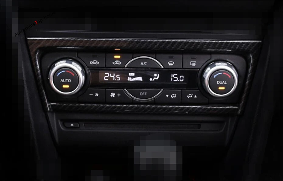Yimaautoпланки Аксессуары для Mazda 3 2017 2018 ABS перламутровая хромированная средняя