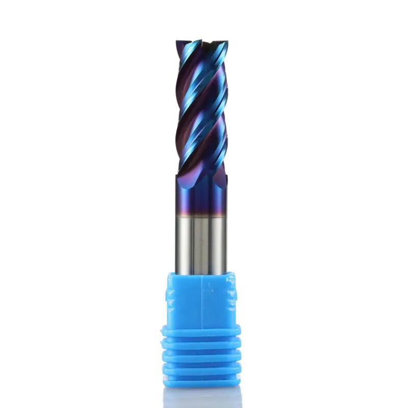 Solid Carbide End Mill 30mm Length 4 Flutes CNC Engraving Bit Milling Cutter